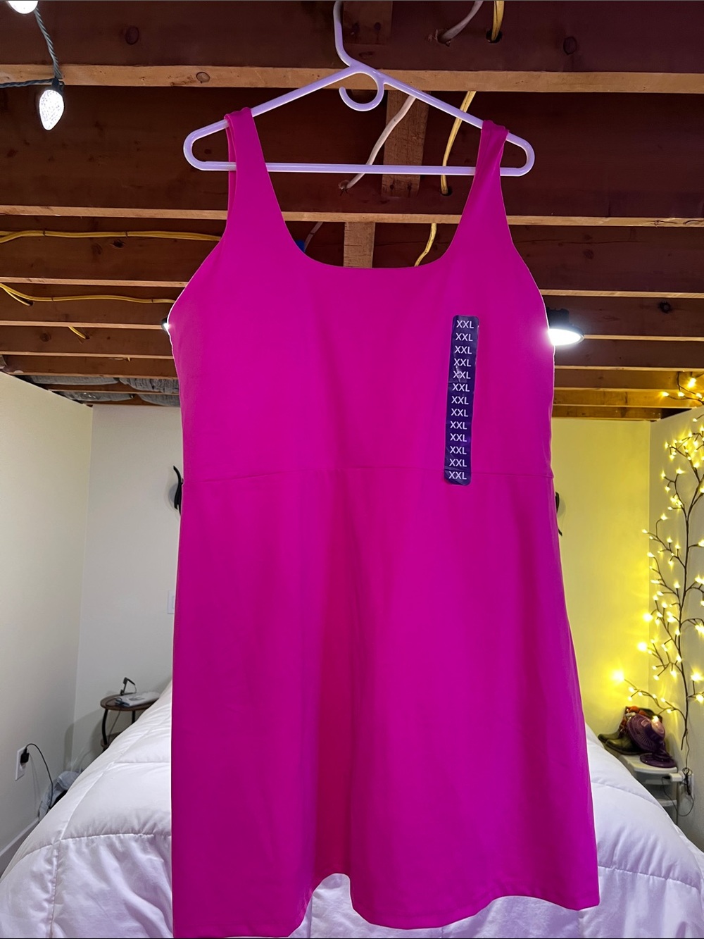 GAP Bright Fuchsia Sleeveless Mini Dress